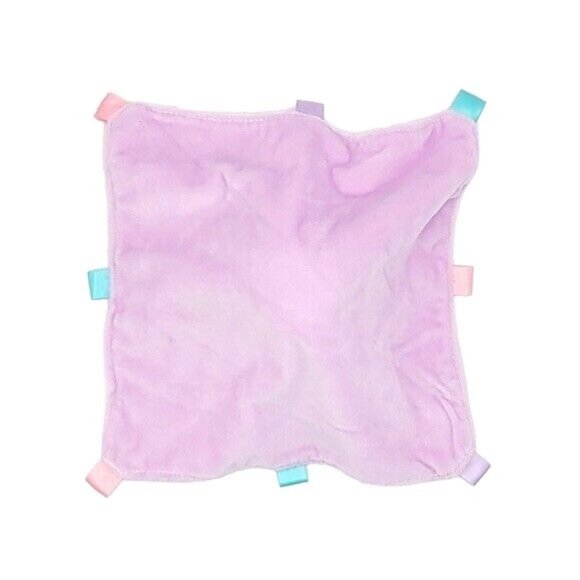 2/$15 Spot Brown Bear Lovey Plush Purple Square 10" Tags Stuffed Animal Security - Picture 7 of 9